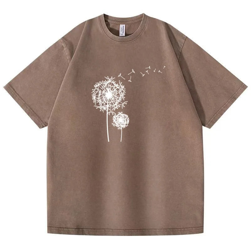 In the summer of 2025, the new trendy cotton short-sleeved Joker leisure trend couples T-shirts for men and women are the same J