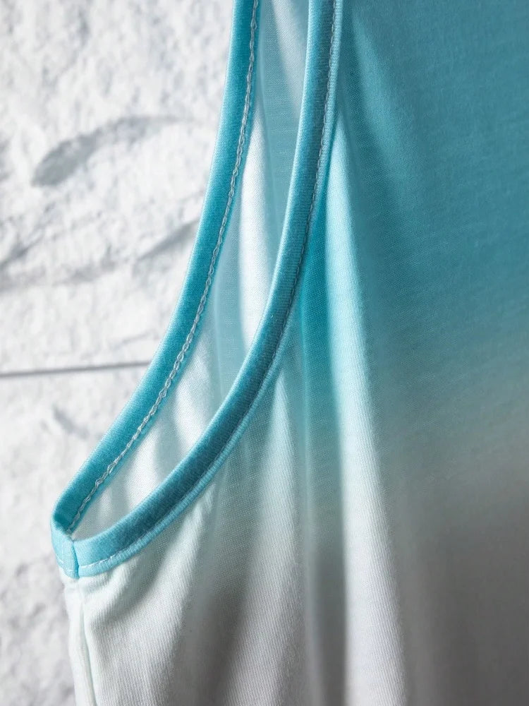 Summer Temperament Men's Tank Top Men's Beach Casual Holiday Wear 3D Printed Daily Outdoor Sports Sleeveless Crew Neck Tank Top