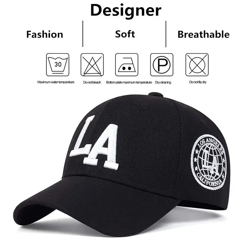 Fashion Cotton Baseball Cap Letter Embroidery Snapback Caps Men Women Letter Golf Hats Outdoor Sun Hats Adjustable Sports Caps
