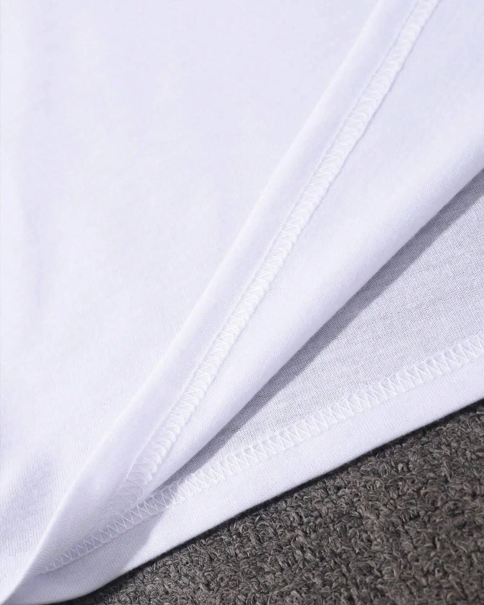 Mountain On Inspirationde Printing T-Shirt Men Oversized Cotton Summer Tshirt Breathable Loose O-Neck Tee Shirts Hip Hop Tees