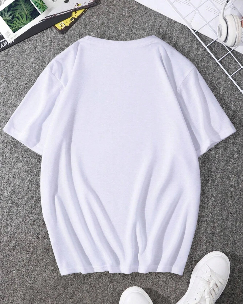 Mountain On Inspirationde Printing T-Shirt Men Oversized Cotton Summer Tshirt Breathable Loose O-Neck Tee Shirts Hip Hop Tees
