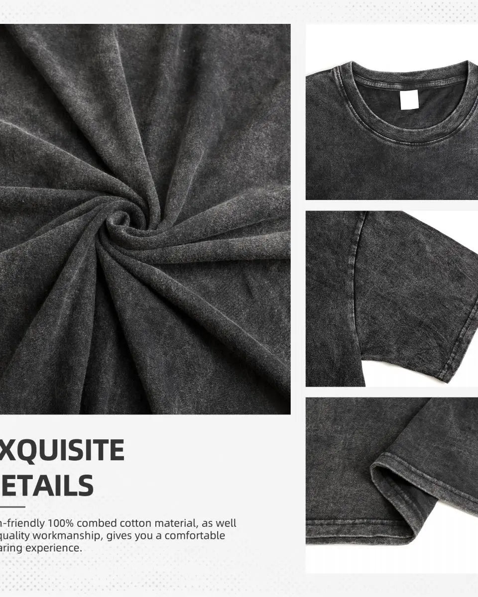 2024 New Alien Romulus Print Washed T Shirt Male Streetwear Casual T-Shirt Beach O Neck Leisure Tee Shirt Print Big Size Clothes