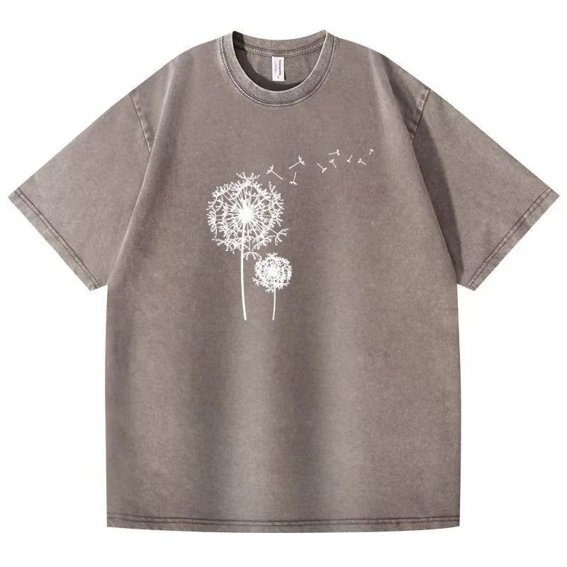 In the summer of 2025, the new trendy cotton short-sleeved Joker leisure trend couples T-shirts for men and women are the same J