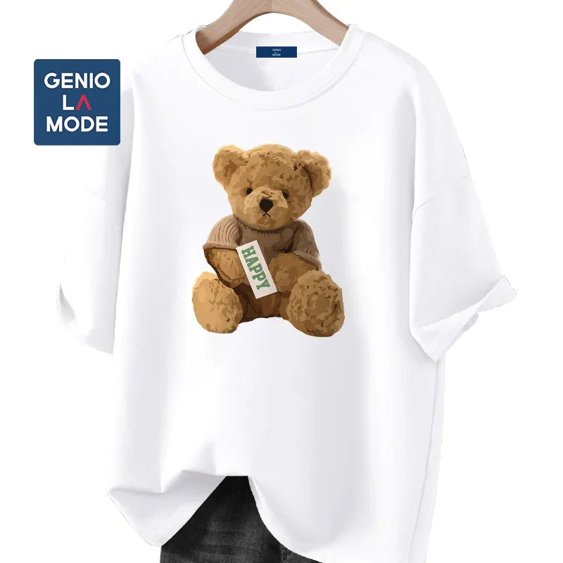 Summer Loose Women's T-Shirt Pure Cotton High Quality Printed Short Sleeve Women's Short Sleeve T-Shirt Free Shipping