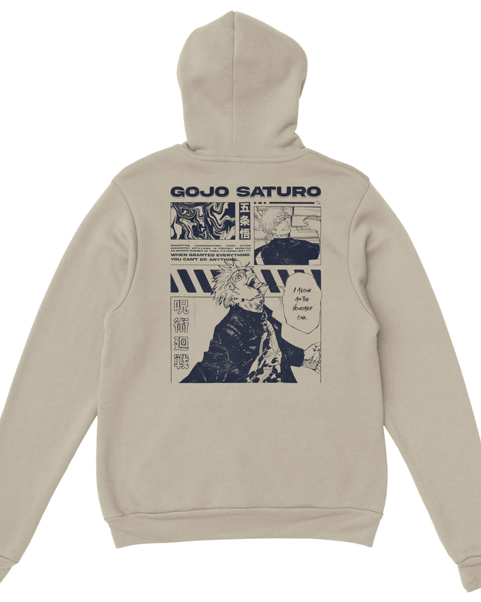 Gojo Satoru Manga Panel Hoodie – Jujutsu Kaisen Anime Streetwear Pullover