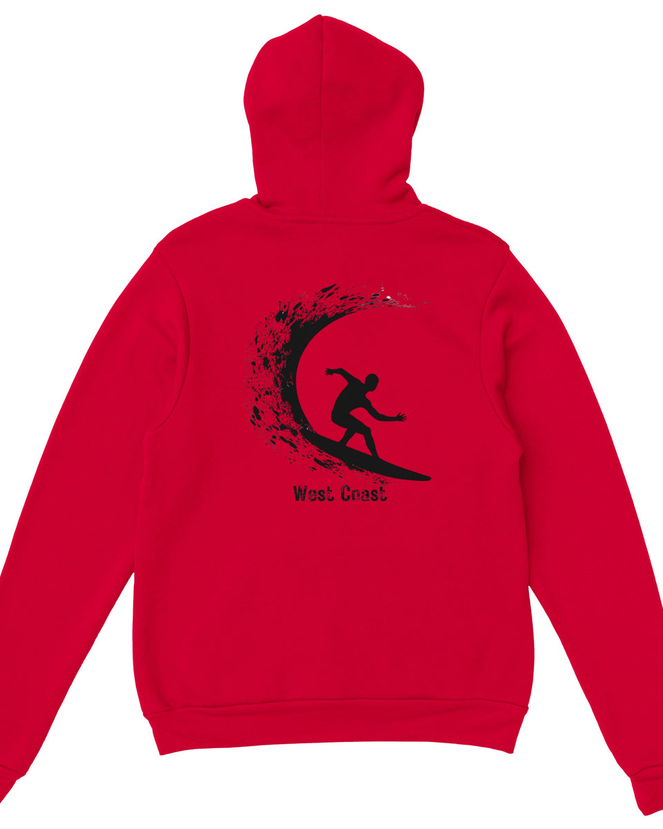 West Coast Surf Hoodie – Ride the Street Wave