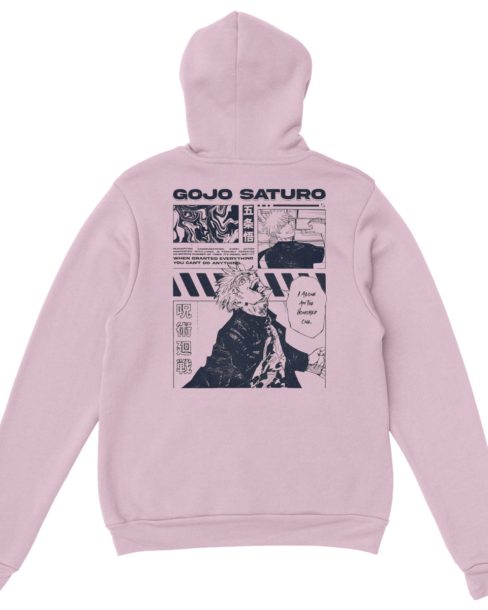 Gojo Satoru Manga Panel Hoodie – Jujutsu Kaisen Anime Streetwear Pullover