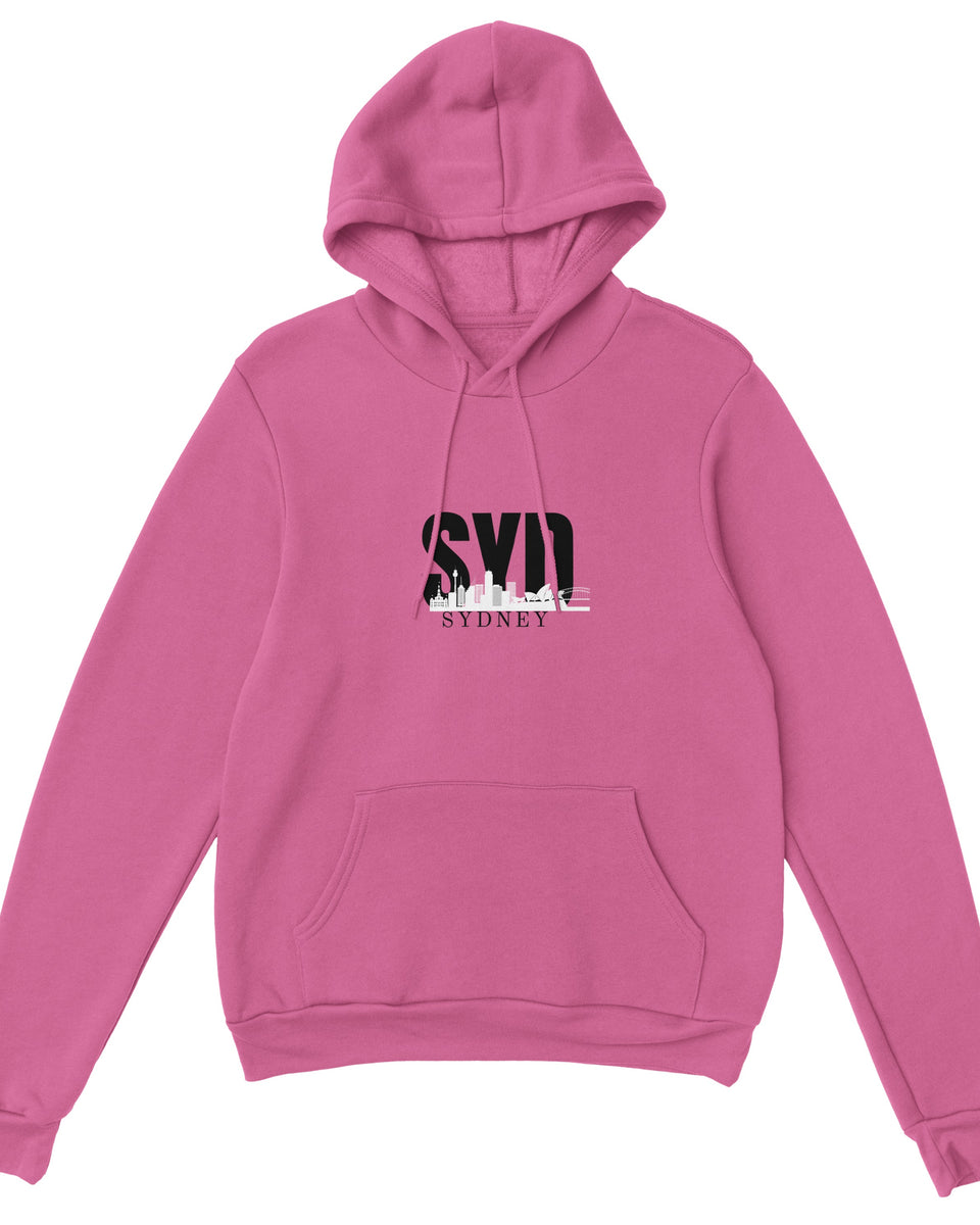 SYD Sydney Skyline Hoodie – Minimal Streetwear for Urban Explorers