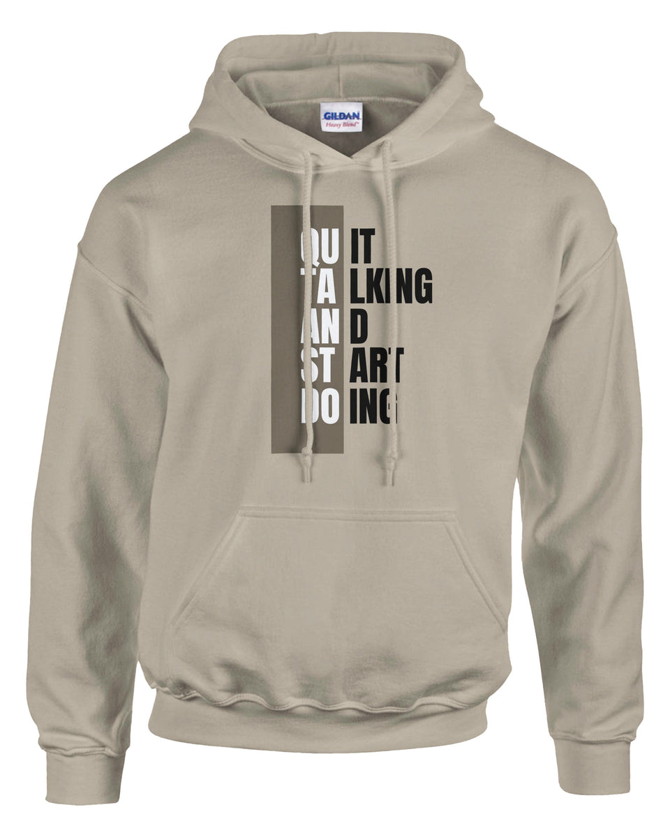 Minimalist Inspirational Hoodie – Don't Imagine Believe