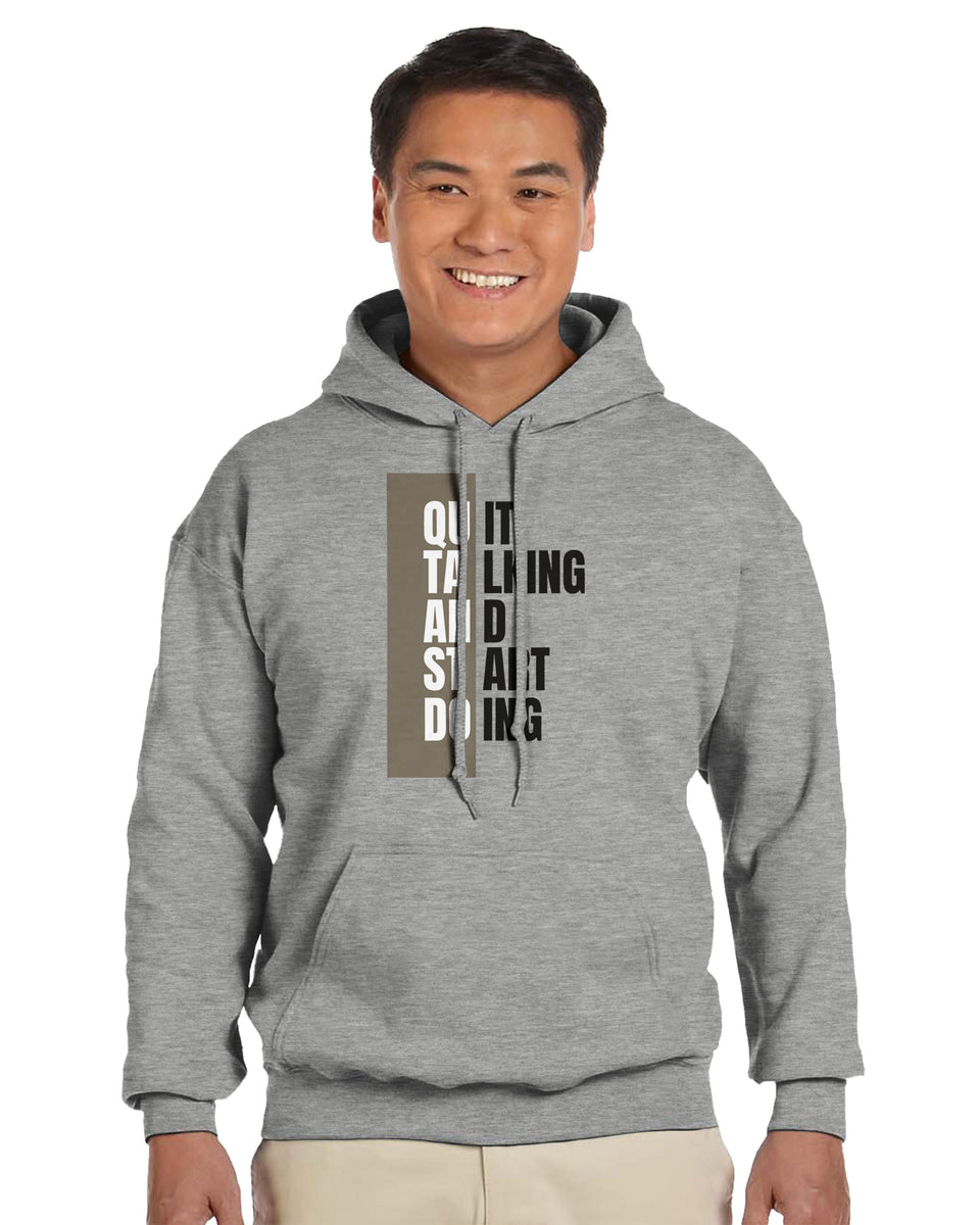 Minimalist Inspirational Hoodie – Don't Imagine Believe