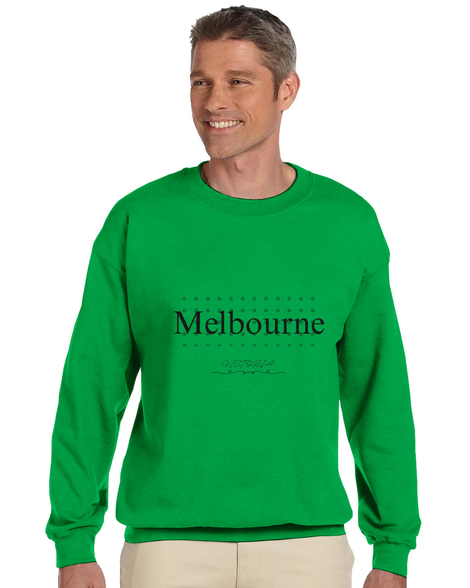 Melbourne VIC Graphic Sweatshirt – Minimal Modern Typography