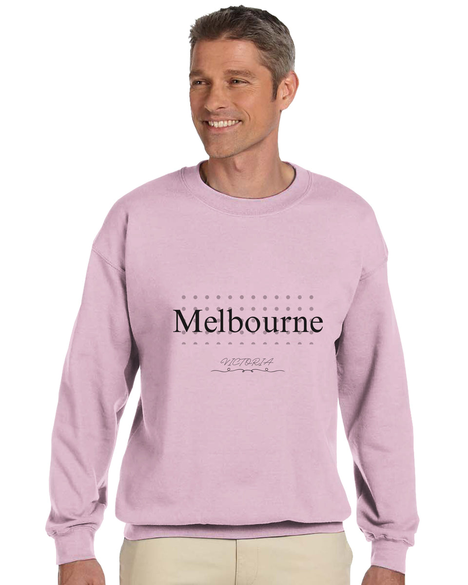Melbourne VIC Graphic Sweatshirt – Minimal Modern Typography