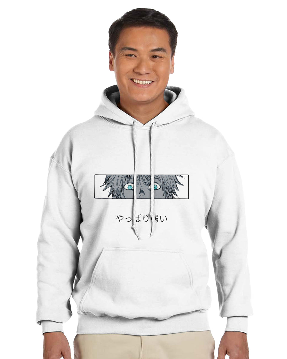 Gojo Satoru Manga Panel Hoodie – Jujutsu Kaisen Anime Streetwear Pullover