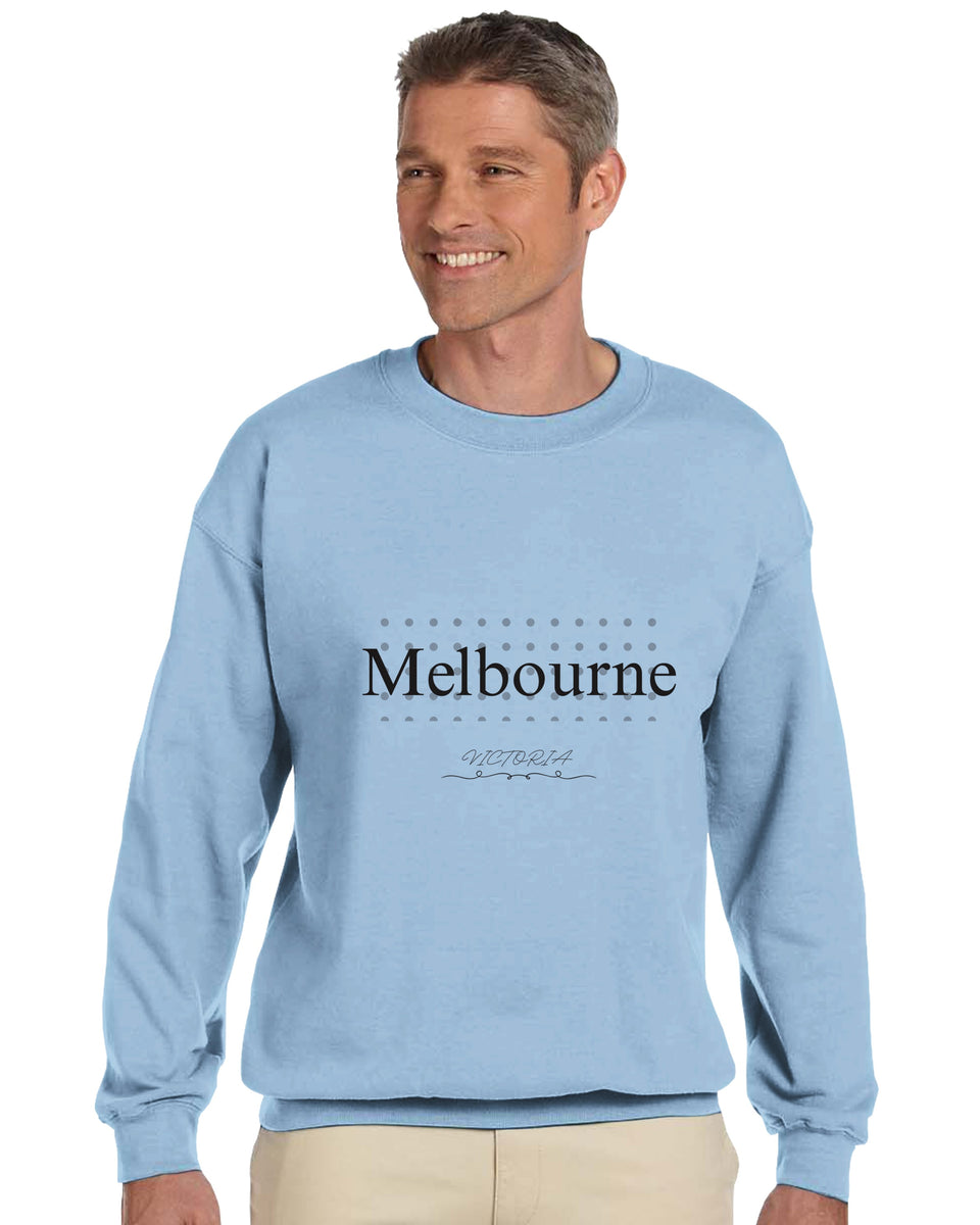 Melbourne VIC Graphic Sweatshirt – Minimal Modern Typography