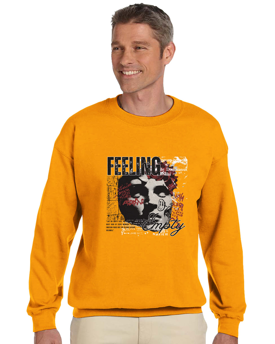 “Feeling Empty” Graphic Sweatshirt – Urban Art Streetwear Statement Piece