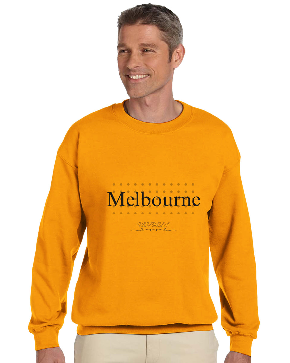 Melbourne VIC Graphic Sweatshirt – Minimal Modern Typography