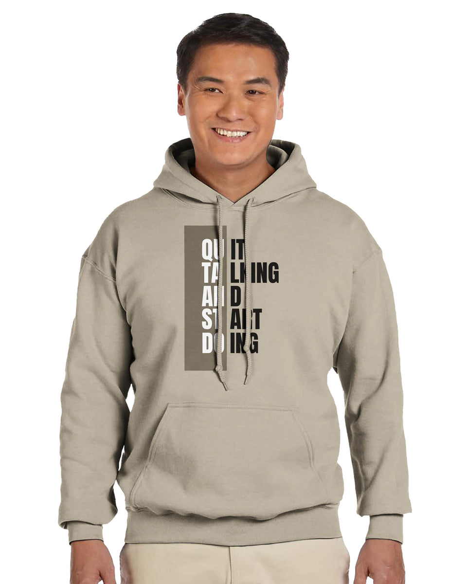 Minimalist Inspirational Hoodie – Don't Imagine Believe