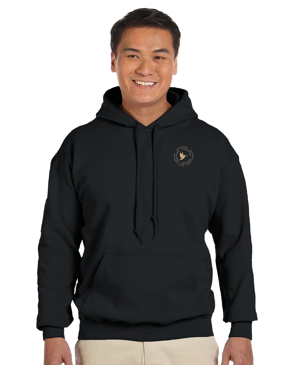 Minimalist Text Hoodie – PFACP Craig Tried Speech Oversized Comfort