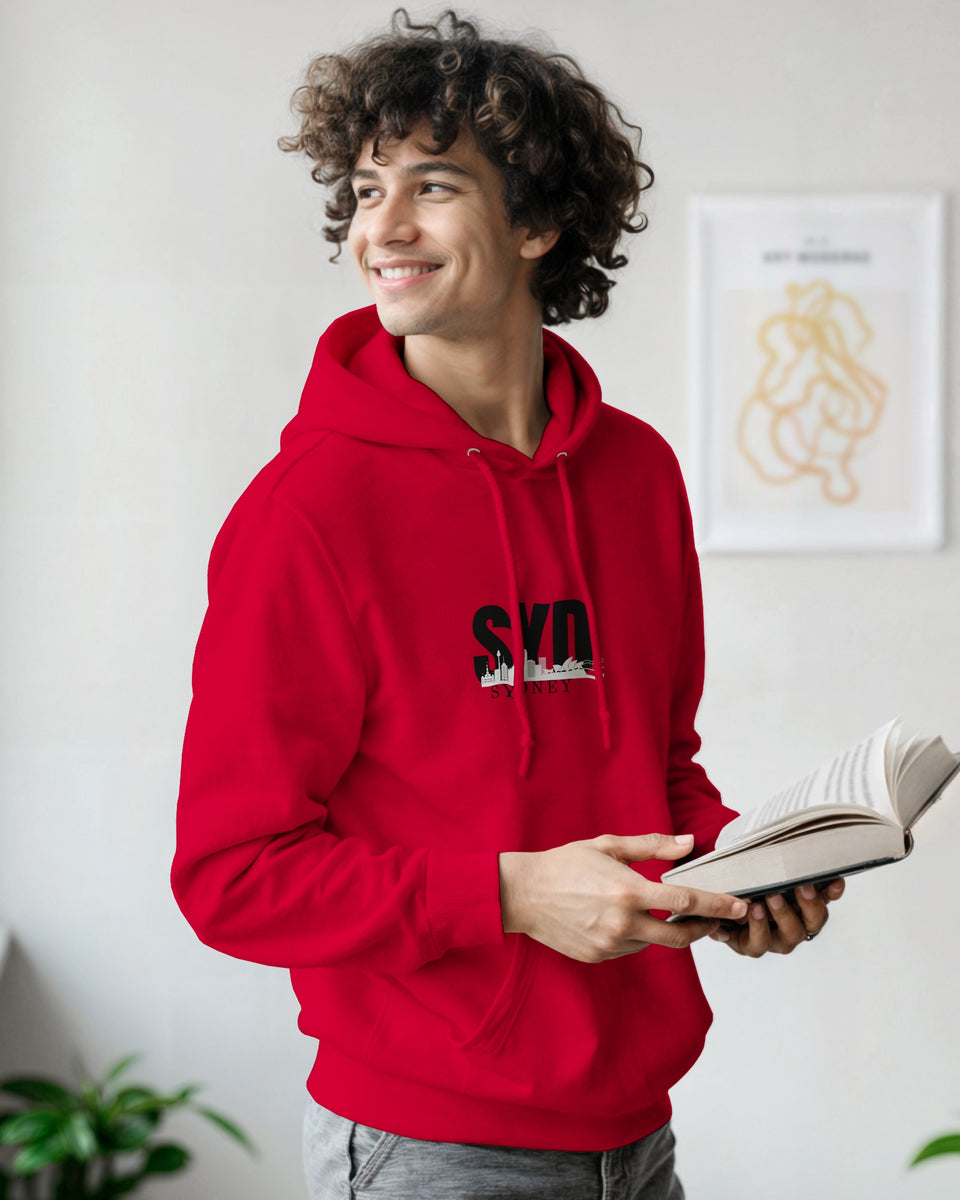 SYD Sydney Skyline Hoodie – Minimal Streetwear for Urban Explorers