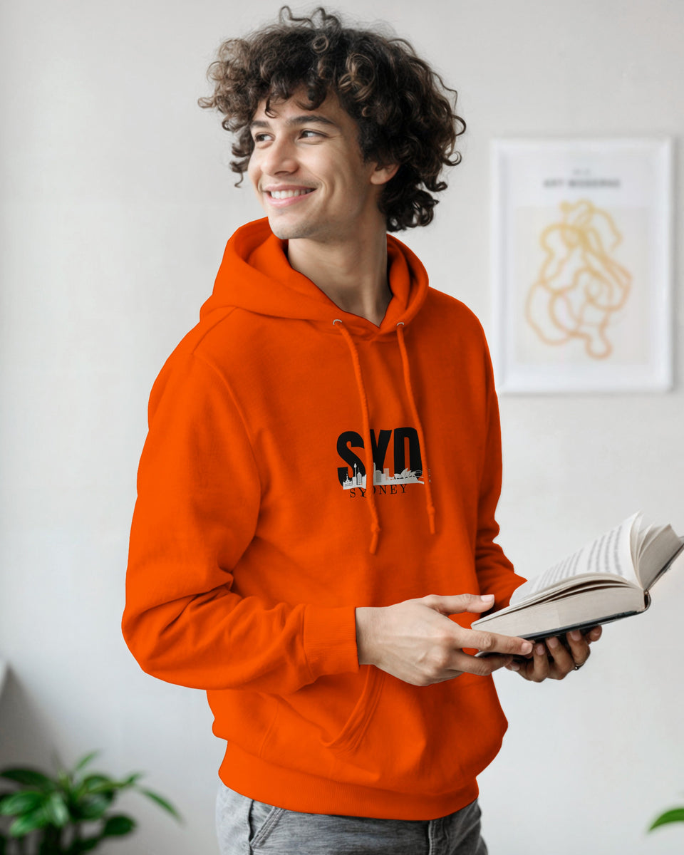 SYD Sydney Skyline Hoodie – Minimal Streetwear for Urban Explorers