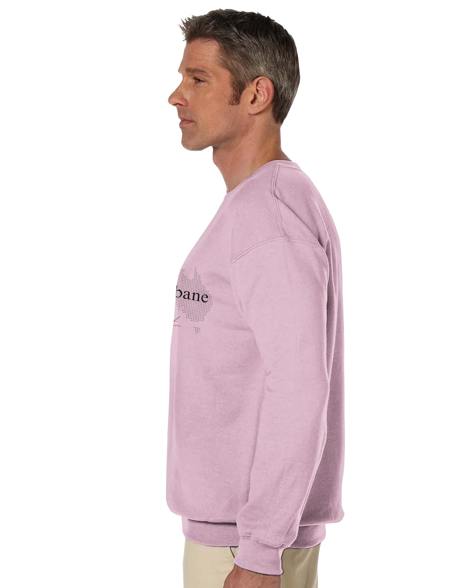 Brisbane Queensland – Dotted Map Streetwear Sweatshirt