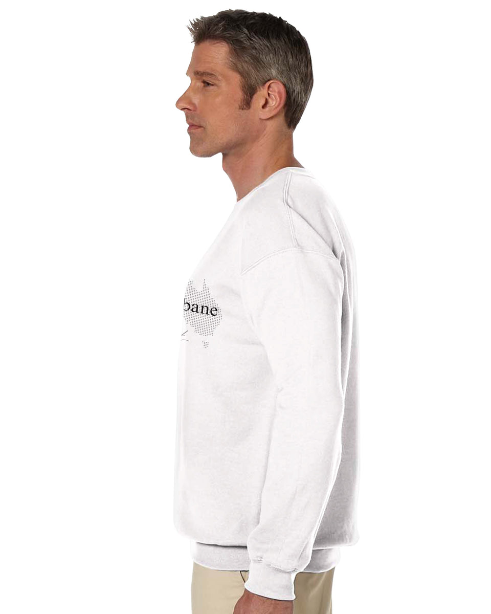 Brisbane Queensland – Dotted Map Streetwear Sweatshirt