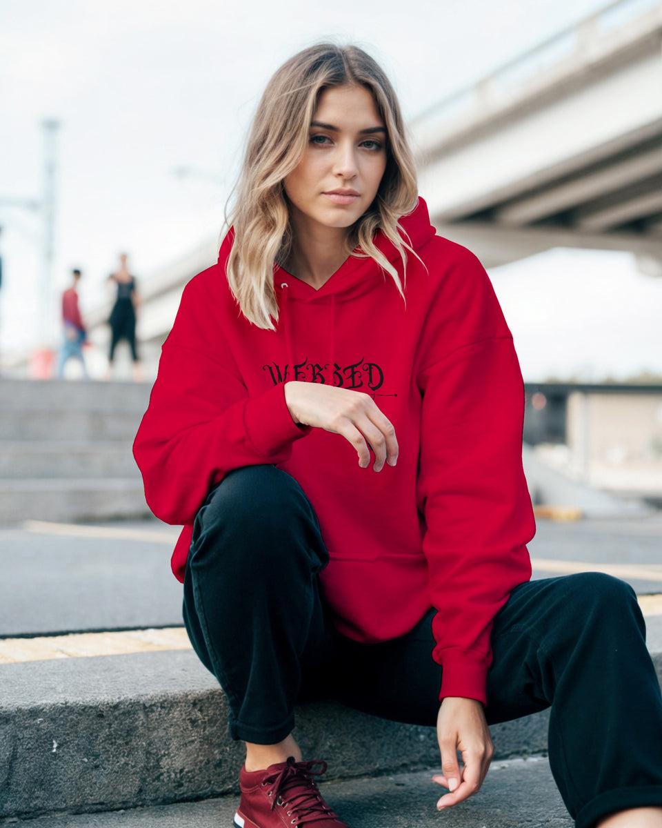 Webbed Spider Graphic Hoodie – Gothic Streetwear with Dark Vibes