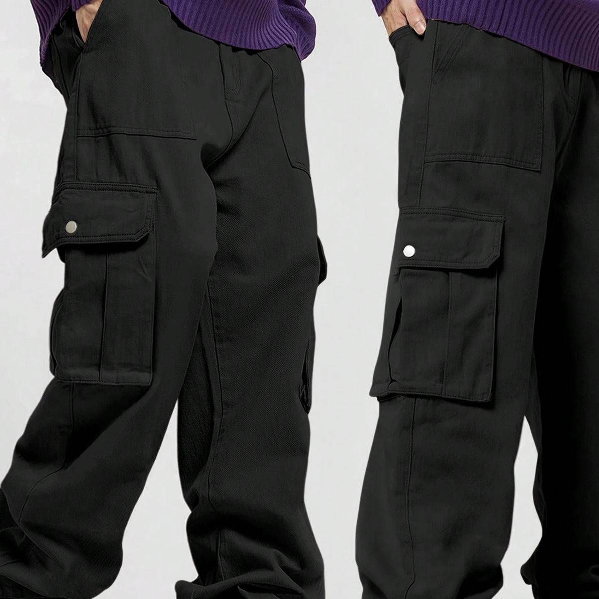 Men's Straight Loose Casual Outdoor  Cargo Pants