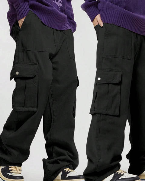 Men's Straight Loose Casual Outdoor  Cargo Pants