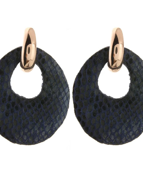 Snake leather  Earring  Woman