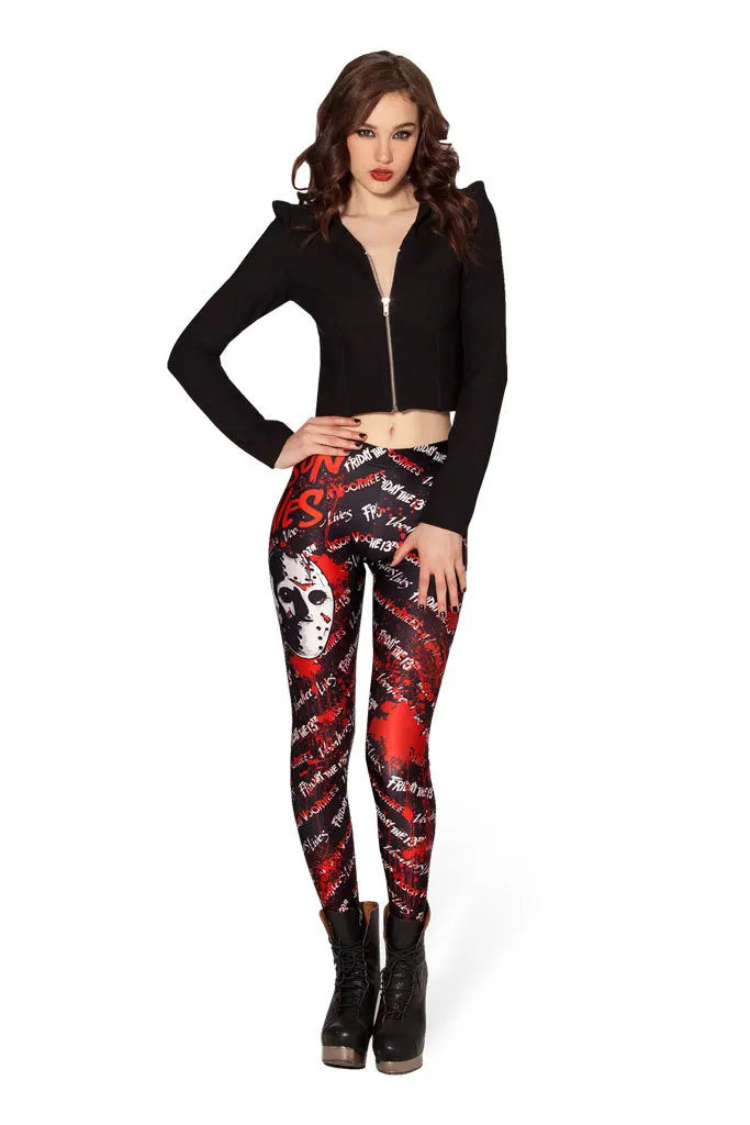 Fashion Ladies Women Skull Legging Woman Jeggings Legings Fitness Legging Pant Pants Printed Leggings