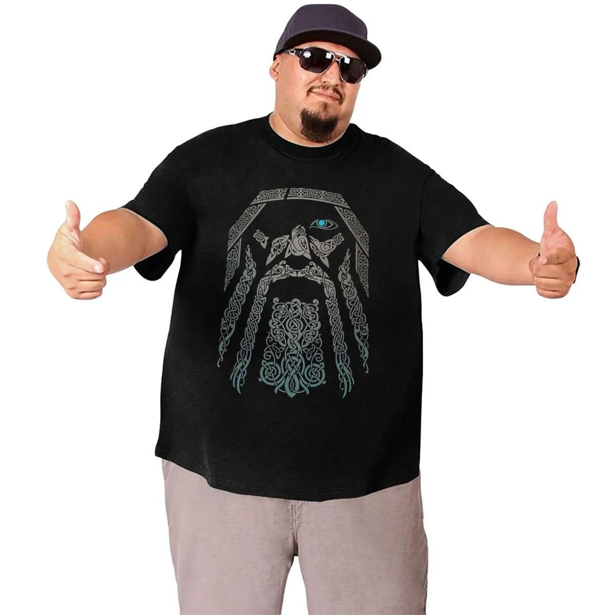 Oversized  100% Cotton Graphic T Shirts for Big Tall Man