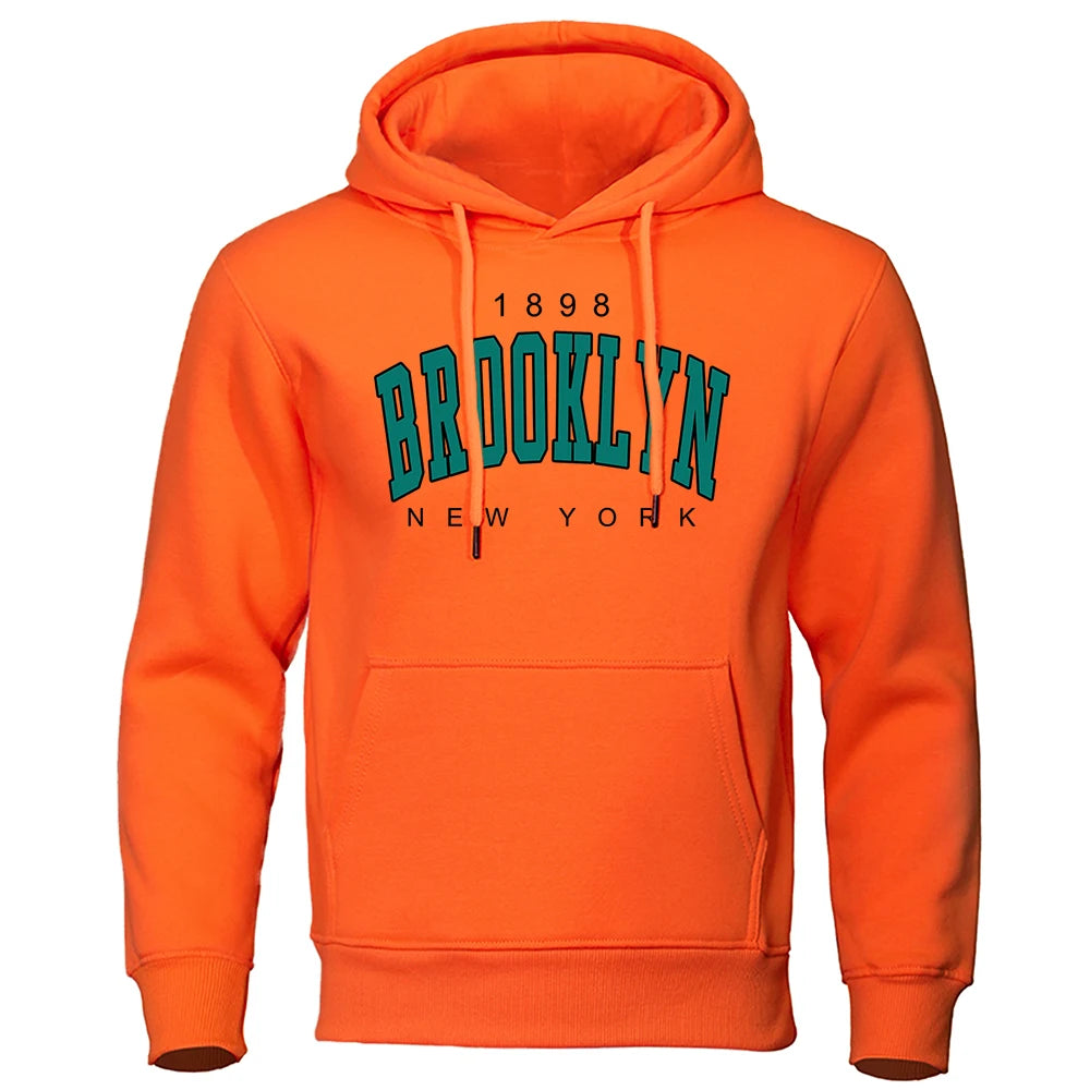 1898 Brooklyn New York Printed Men's Hoody