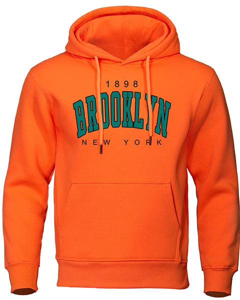 1898 Brooklyn New York Printed Men's Hoody