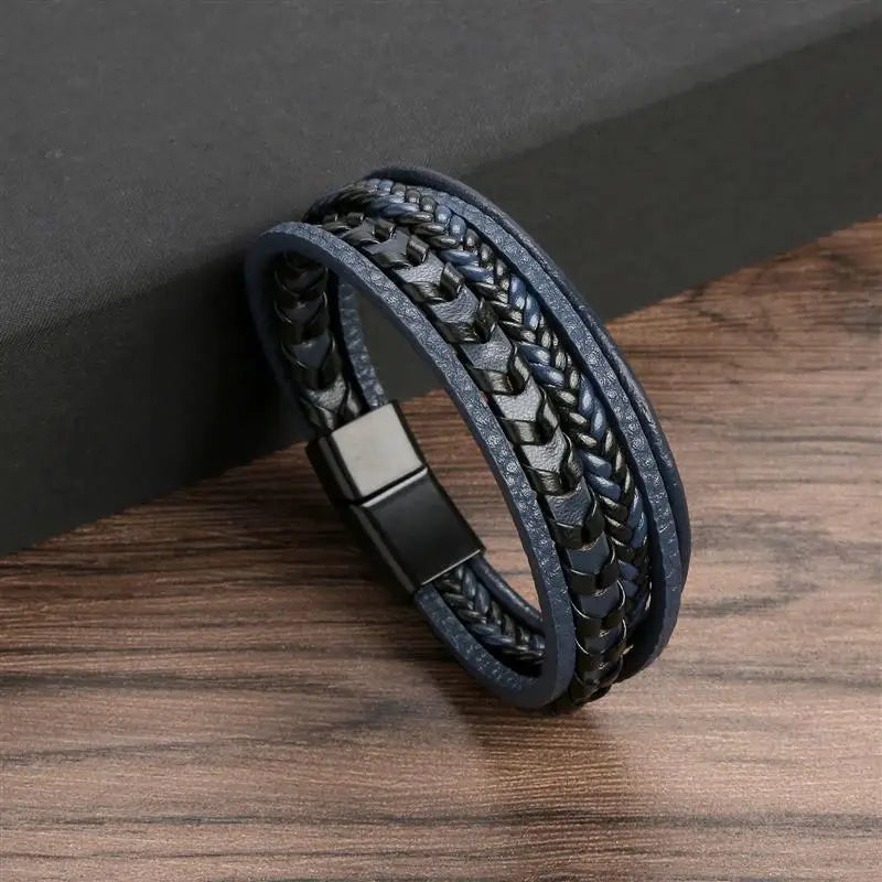 Tree of Life  Multi Layer Leather Bracelet For Men