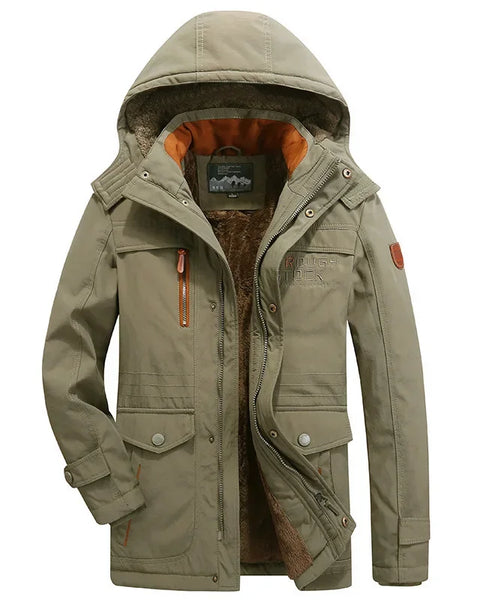 Leisure Winter Men's Windbreak Hooded Jackets