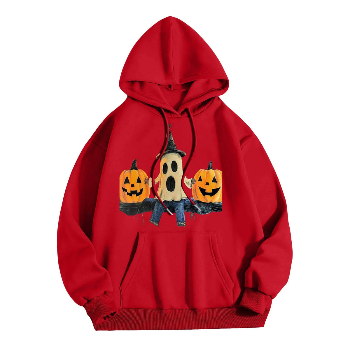 Loose Fit Hoodie Sweatshirt Pumpkin Halloween Men's Fashion Casual Comfortable Streetwear Style China Made Clothing