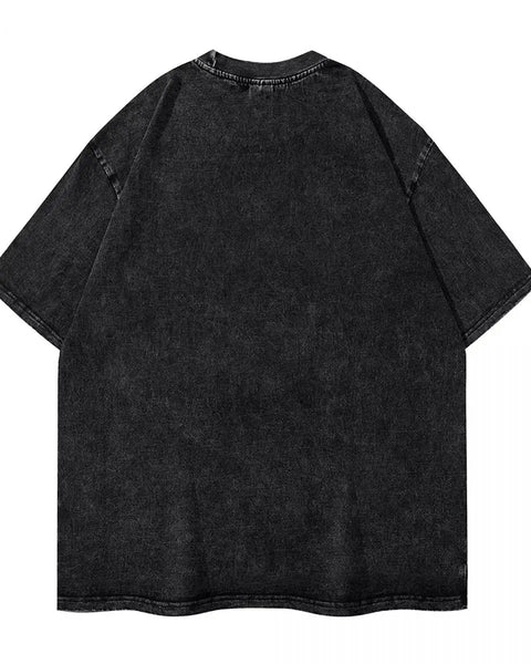 2024 New Alien Romulus Print Washed T Shirt Male Streetwear Casual T-Shirt Beach O Neck Leisure Tee Shirt Print Big Size Clothes