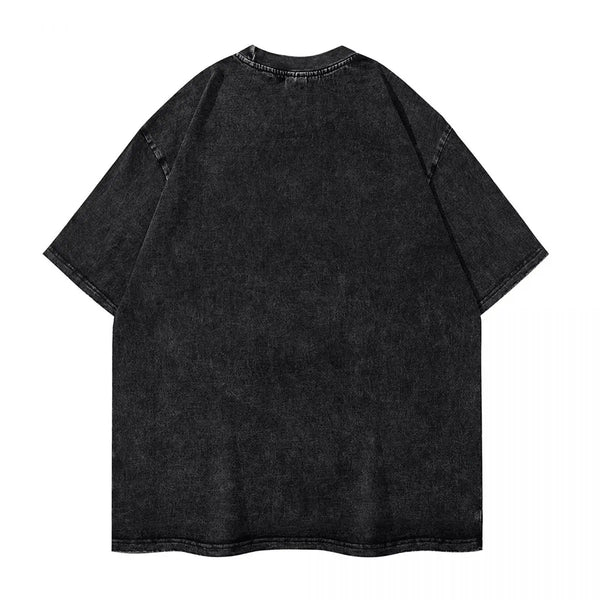 2024 New Alien Romulus Print Washed T Shirt Male Streetwear Casual T-Shirt Beach O Neck Leisure Tee Shirt Print Big Size Clothes