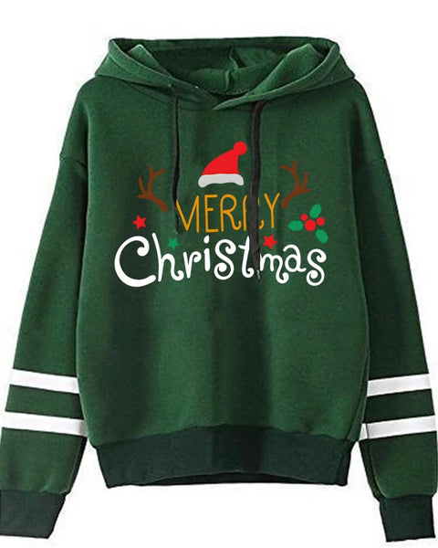 Winter Merry Christmas Sweatshirts Women's Hoodie