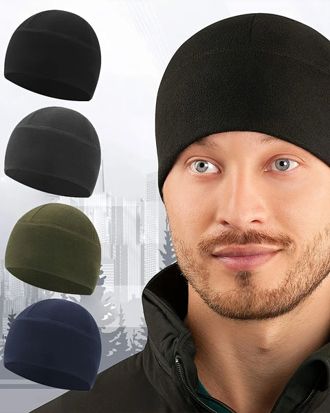 Unisex Windproof Polar Fleece Warm Beanie