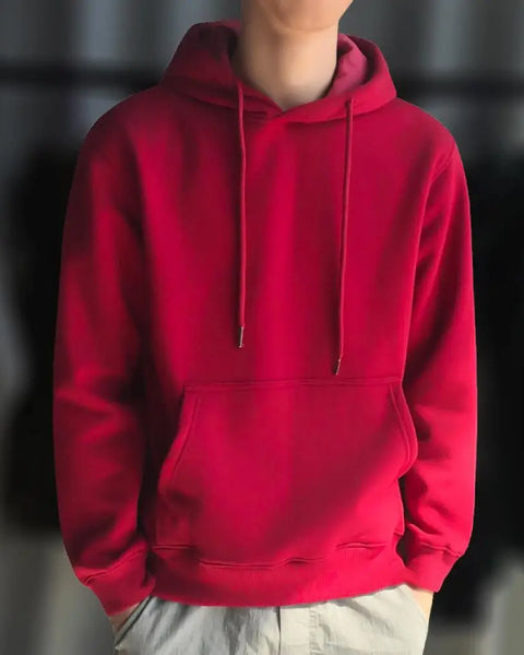 Male  Popular Warm Ribbed Bottom Hoodie Comfy Sweatshirt Hooded   for Dating