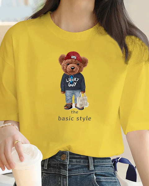 Plus Size T Shirts Summer Luxury Brand Cotton Casual Round Neck Short Sleeve High Quality Woman Tees Tops Fashion Blouse