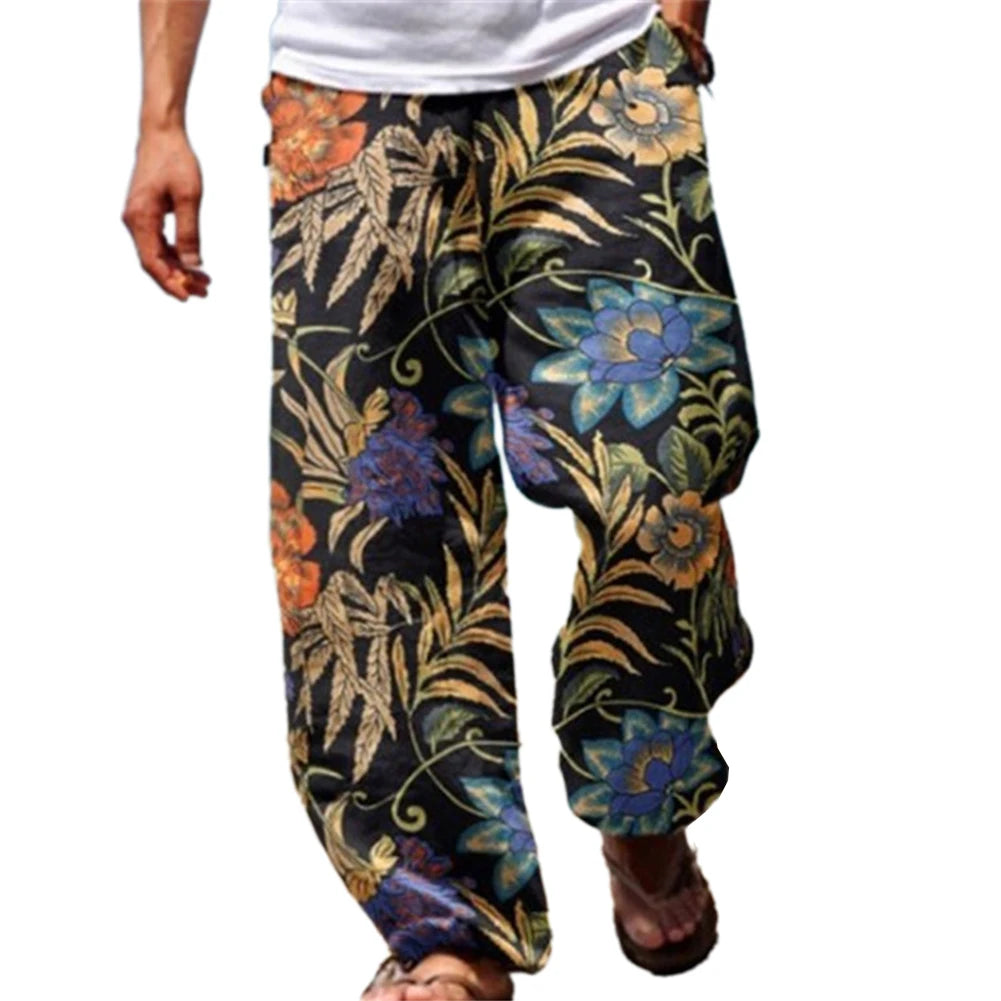 Men's Casual Beach  Baggy Harem Pants