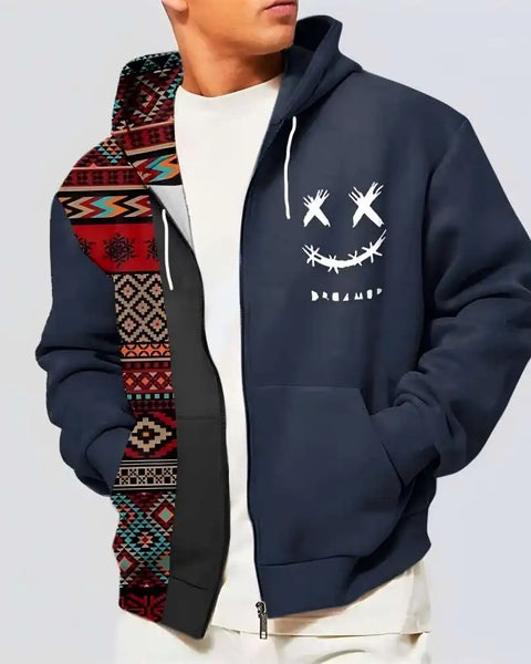 retro men's hoodie