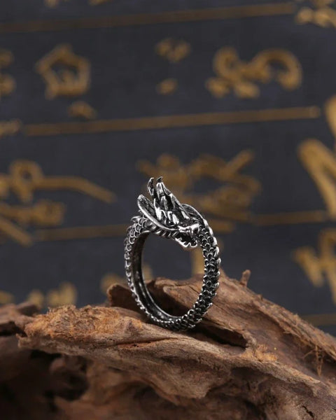 Vintage Retro  Dragon Adjustable Rings