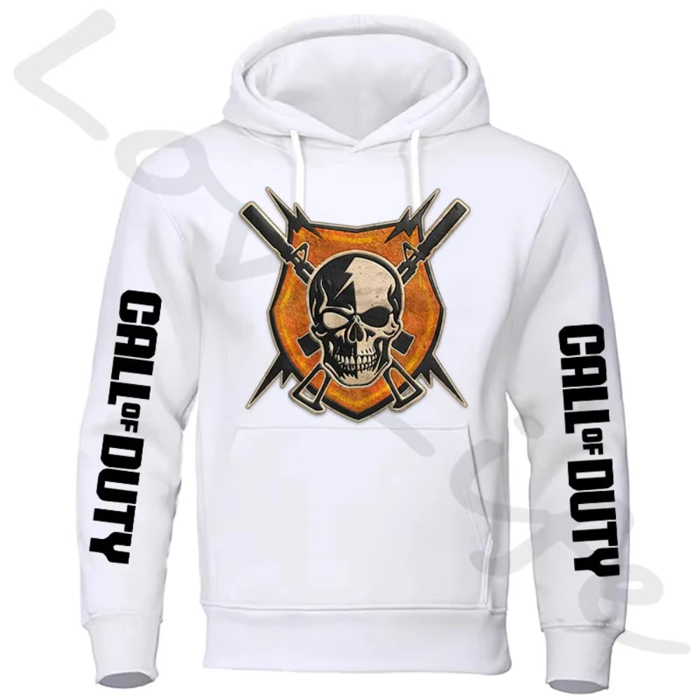 Call of Duty Warzone Print Hoodies Loose Long Sleeve Pullovers