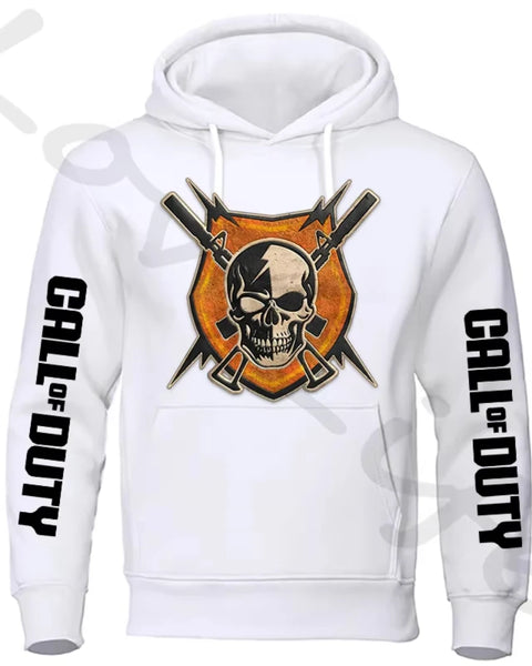 Call of Duty Warzone Print Hoodies Loose Long Sleeve Pullovers