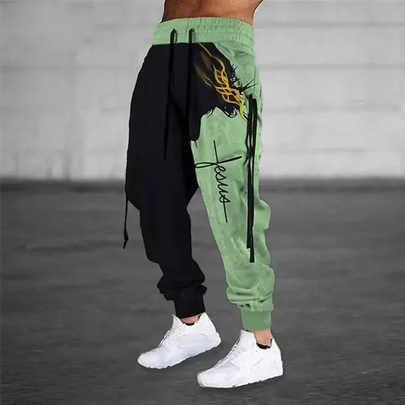 Man Casual Golf Joggers Long Outdoor Hip Hop  Loose pant