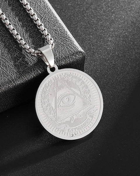 Eye of Horus Necklace Evil Eye Pendant Ancient Egypt Protection Necklace Jewelry Gift Men and Women Spiritual Amulets